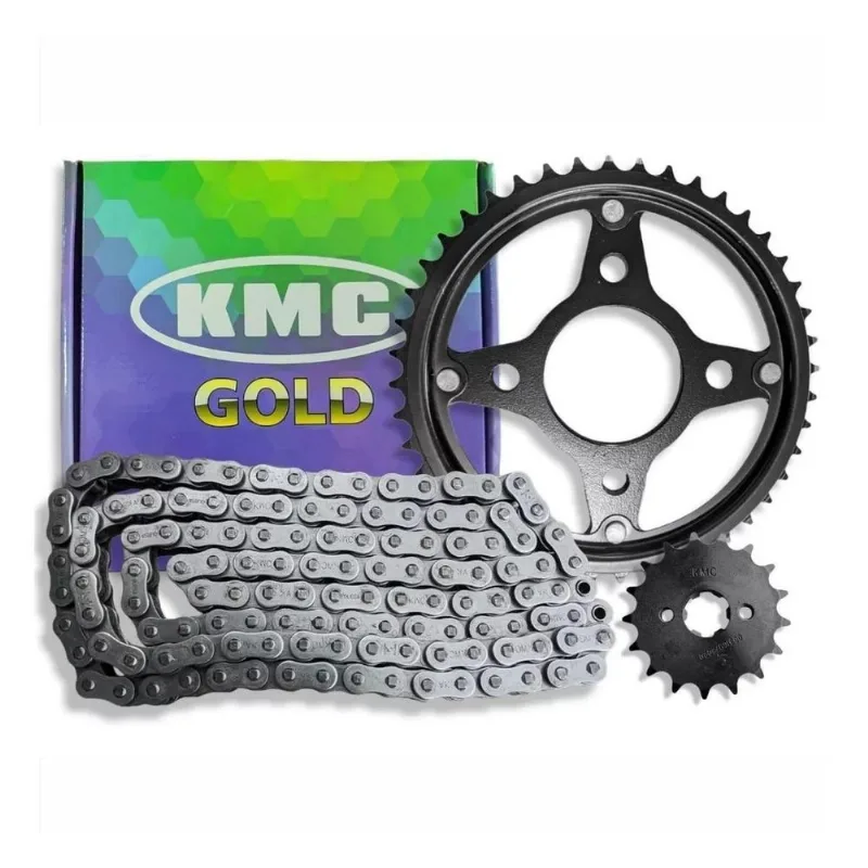Kit Relação Transmissão Cg Titan 150 2004 Até 2015 Kmc Gold