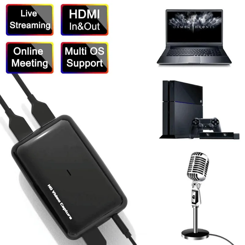 Placa Captura E Transmissão Hdmi Usb 3.0 Ezcap301 Uvc