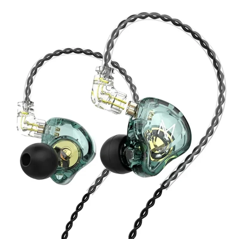 Fone de Ouvido trn MT1 Verde Dinamico In-Ear Monitor Sem Mic
