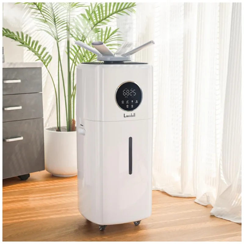 Umidificador Para Salas Grandes, 21 Litros, Cobre 185 M2, 3 Velocidades, 220v Lacidoll, Branco