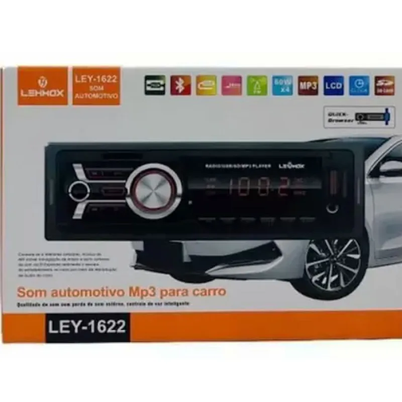 SOM AUTOMOTIVO MP3 LEY 1622 LEHMOX - LEHMOX - áudio