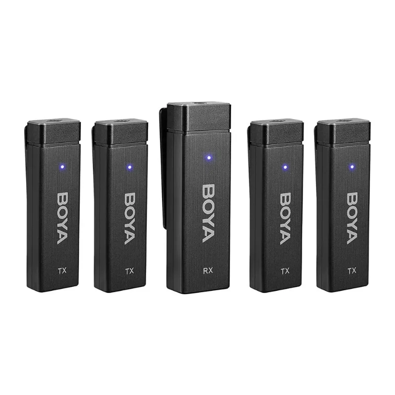 Sistema Microfone Lapela By-w4 p/ Câmeras e Smartphones