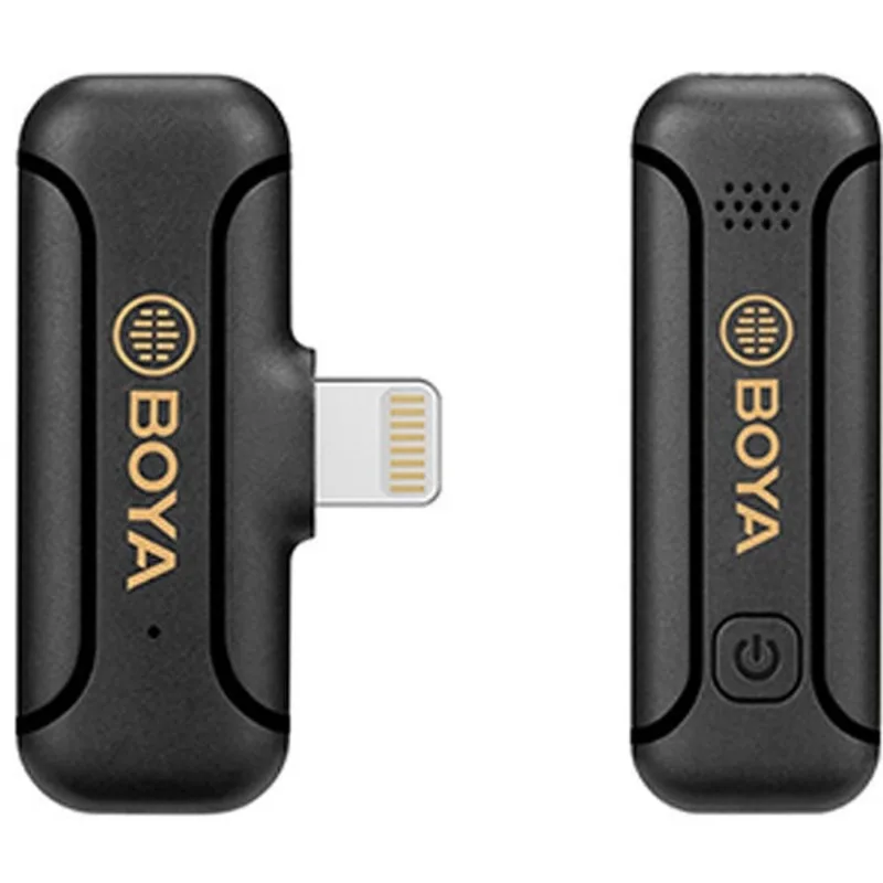Microfone boya BY-WM3T2-D1 s/fio conector lightning para ios
