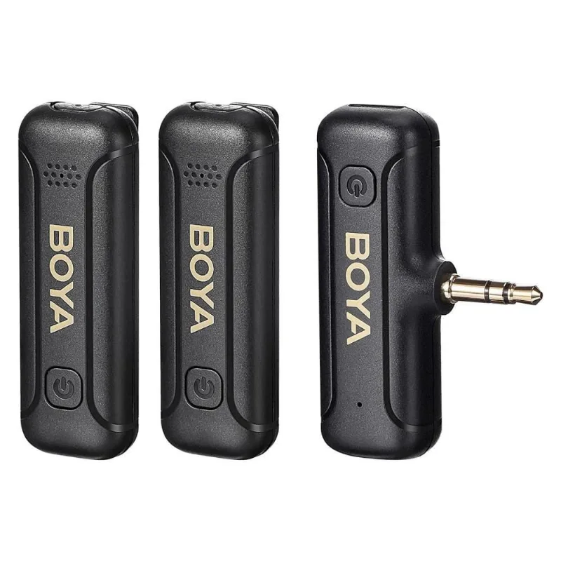 Microfone Boya By-Wm3T2-M2 Lapela Sem Fio Wireless Plug P2