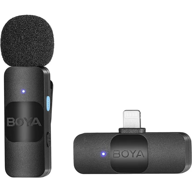 Microfone boya BY-V1 wireless ios