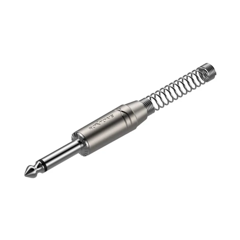 Conector roxtone linha P10 mono c/mola niquelado RJ2PP-NN