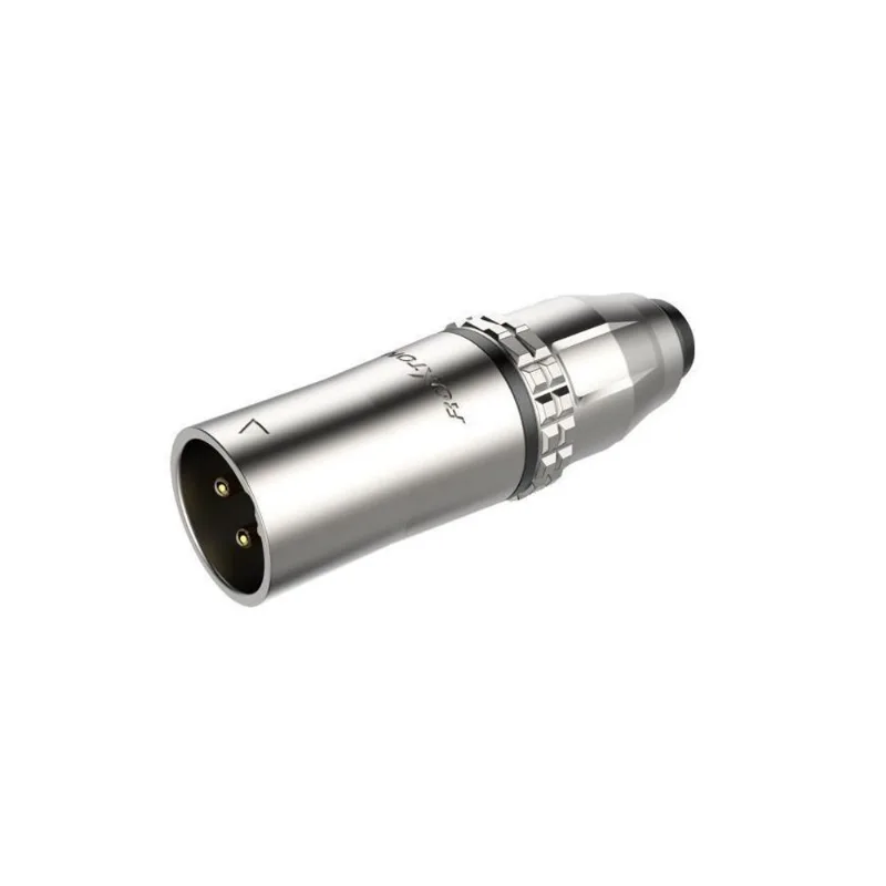 Conector Xlr Macho A Prova Dagua Roxtone Rx3Mwp-Ng