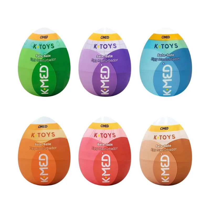 Eggs Masturbador Masculino Cimed K-Toys Bate Bate 1 Unidade