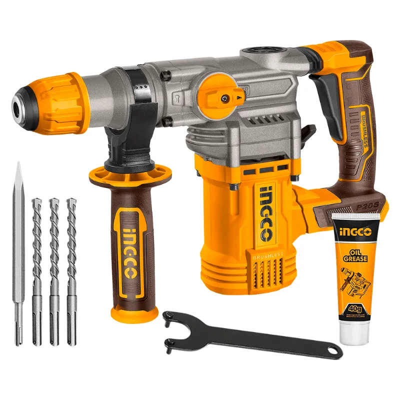 Martelete Combinado 28MM 4.5J sem Bateria 20V P20S Ingco CRHLI20288 CRHLI20288