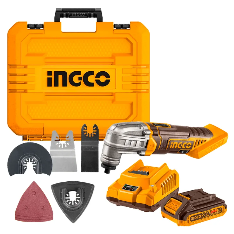 Multiferramenta Oscilante a Bateria 20V P20S Ingco CMLI20228-9 CMLI20228-9