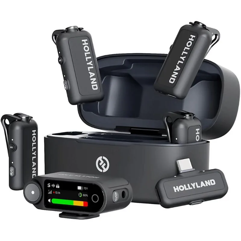 Sistema 4x Microfones Hollyland Lark Max 2 Combo Wireless 4