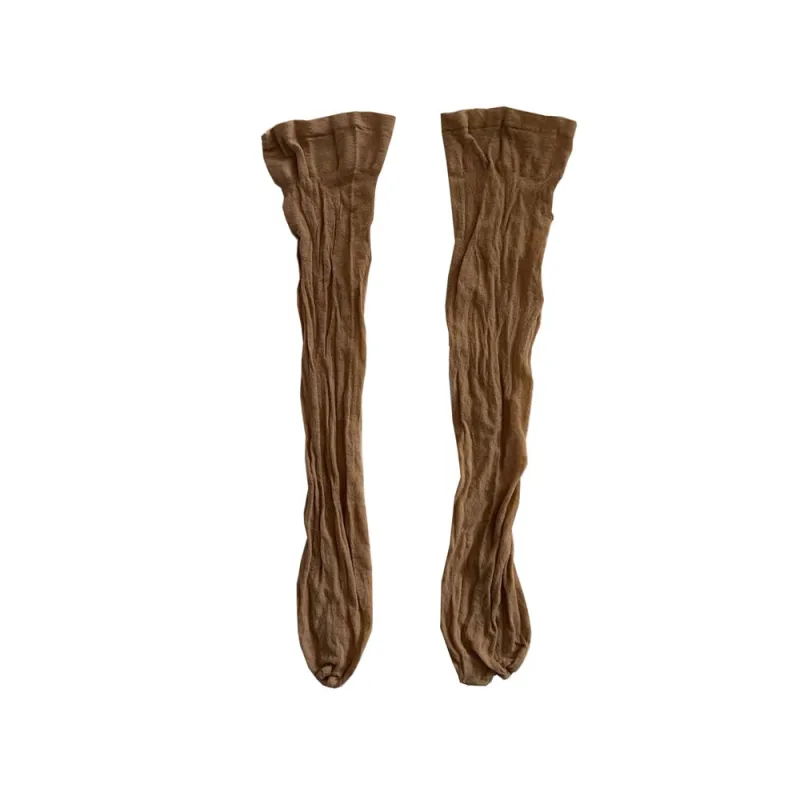 Meia 3/4 Fina Feminina Basic+ Poliamida Natural - Basic+