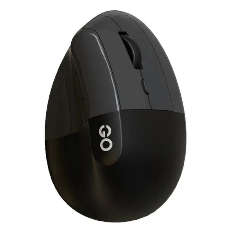 Mouse Sem Fio Vertical Ergonômico Fantech 7 Botões 1600DPI W195R Cinza (MP)