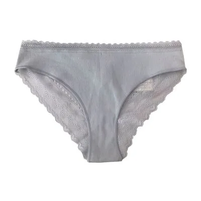 Calcinha Biquíni Sem Costura Basic + Poliamida Cinza GG - Não Disponível - Moda