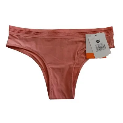 Calcinha Biquíni Renda Basic+ Poliamida GG Salmão Claro - Não Disponível - Moda