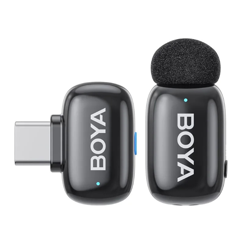 Microfone De Lapela Boya Boyamini-17 Android/ios Preto