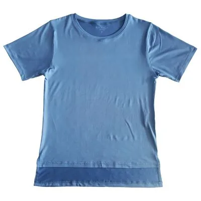 Camiseta Fitness Unissex Basic+ Poliéster Azul Claro - Basic+ - Moda