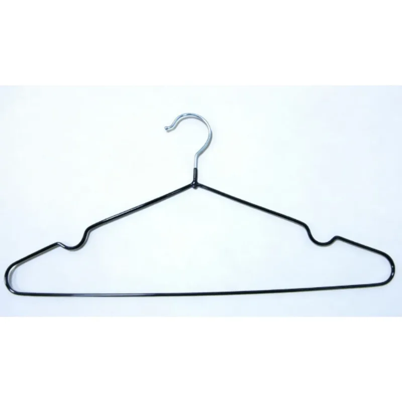 Kit Com 10 Cabides De Metal Com Acabamento Em Pvc Preto Coisas Coisinhas