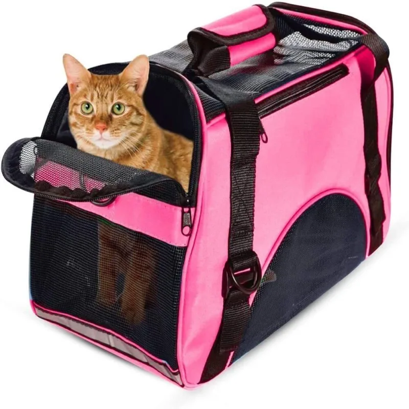 Bolsa de Transporte para Pets Multicoisa da Paju 6903 para Gatos e Cachorros Tipo Mochila Rosa 32CM - OUTRAS - Pet Shop