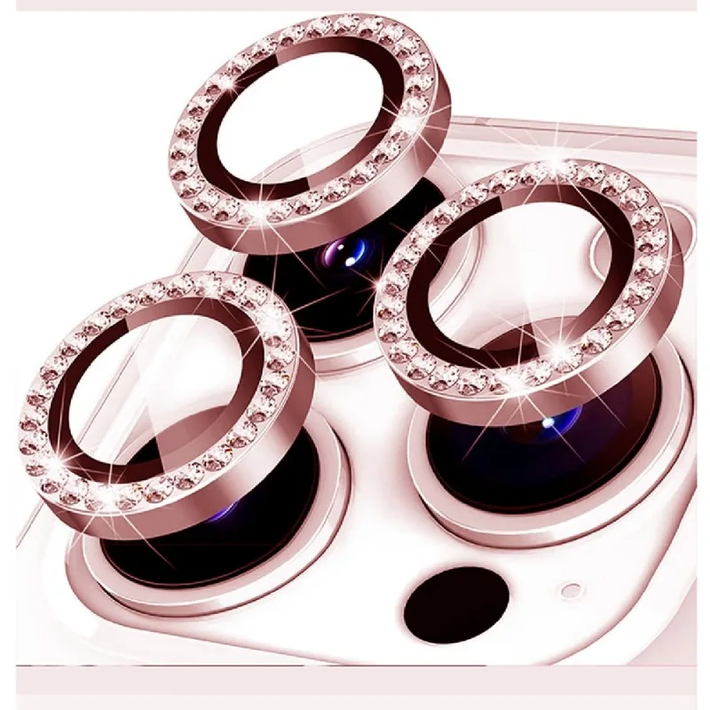 Kit Película Lente De Câmera Brilho Compatível Com Iphone 11 12 13 14 15 16 Pro Max