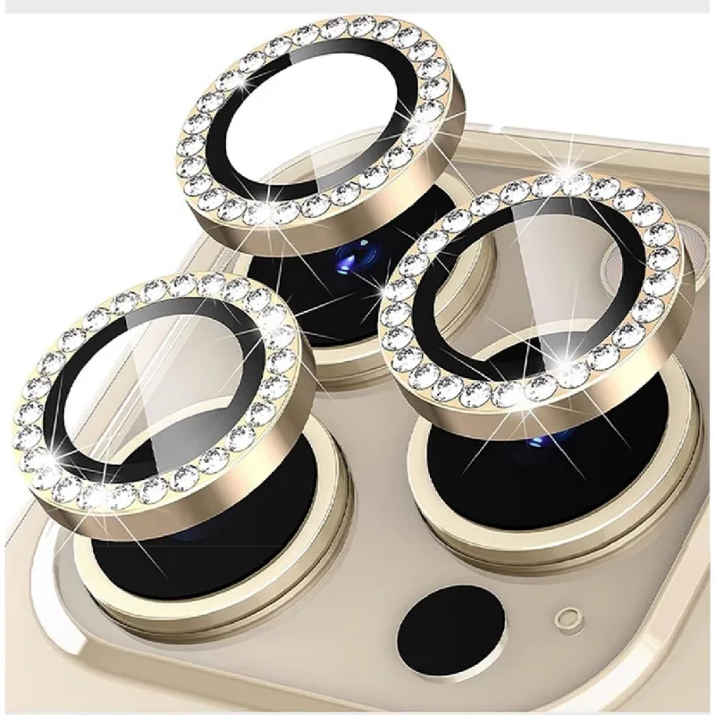 Kit Película Lente De Câmera Brilho Compatível Com Iphone 11 12 13 14 15 16 Pro Max