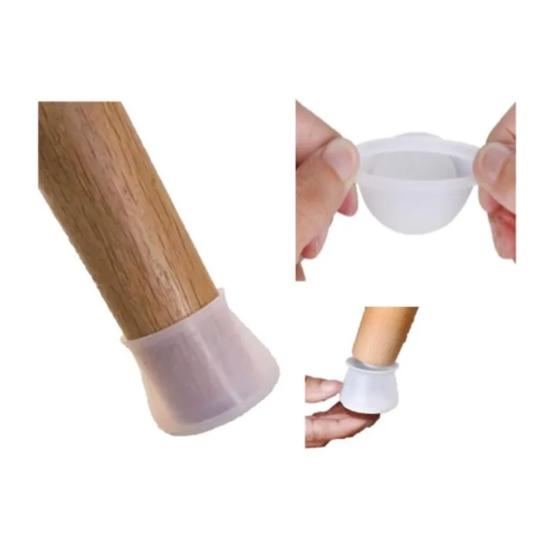 Kit 12 Pç Capa Protetor D Silicone Pé Palito 2cm 2,5 A 2,8cm