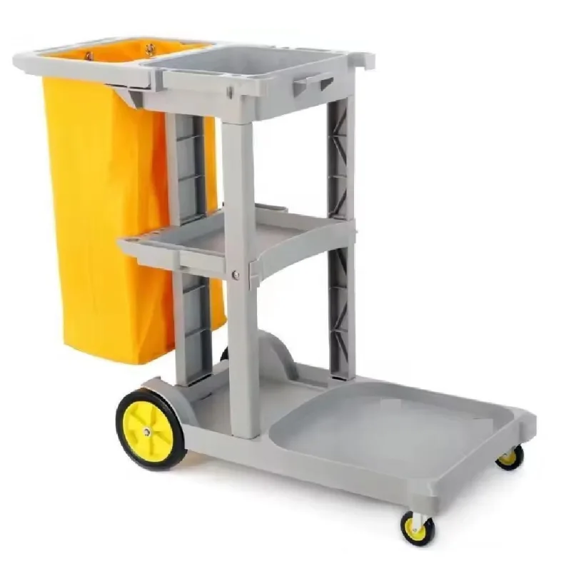 Carro de Limpeza Multifuncional Basic com Bolsa Coletora 90L em Polipropileno Yeet