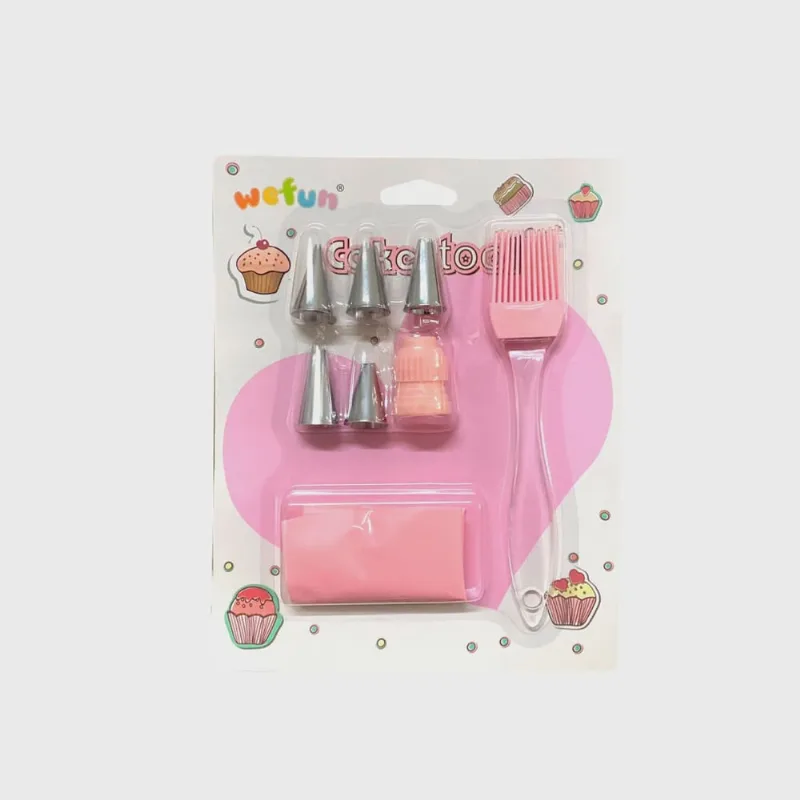 Kit Decorador De Bolo Wefun Com 8 Itens