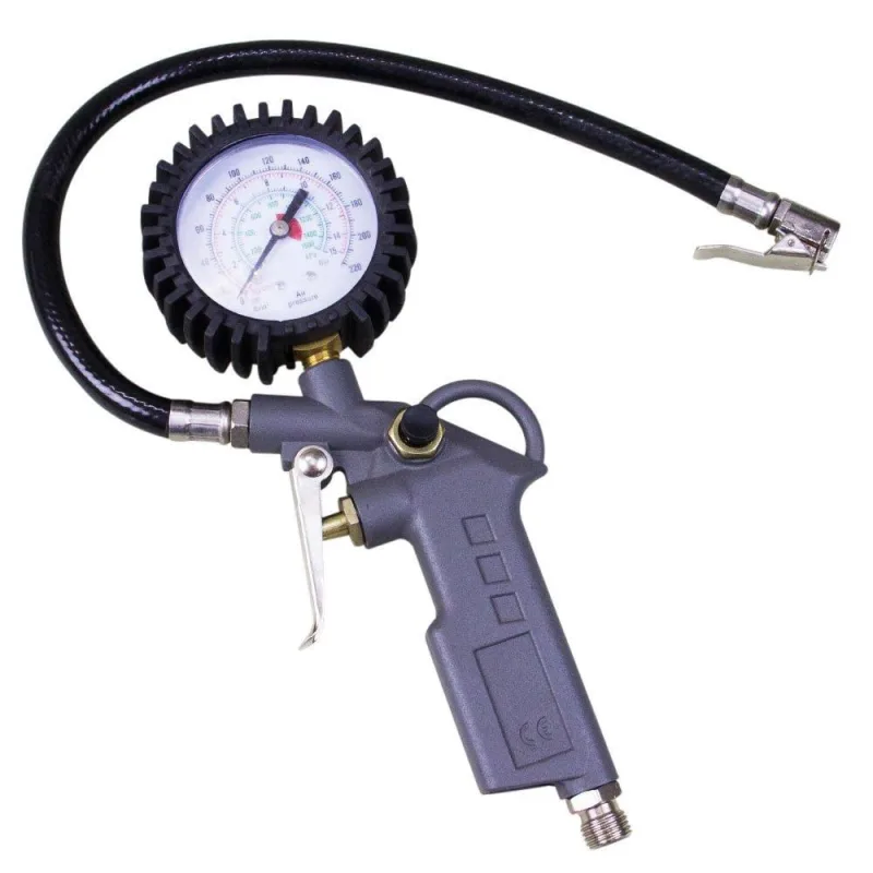 Calibrador e Medidor de Pressão com Inflador 0 - 220 psi - Não Disponível - Saúde E Bem Estar