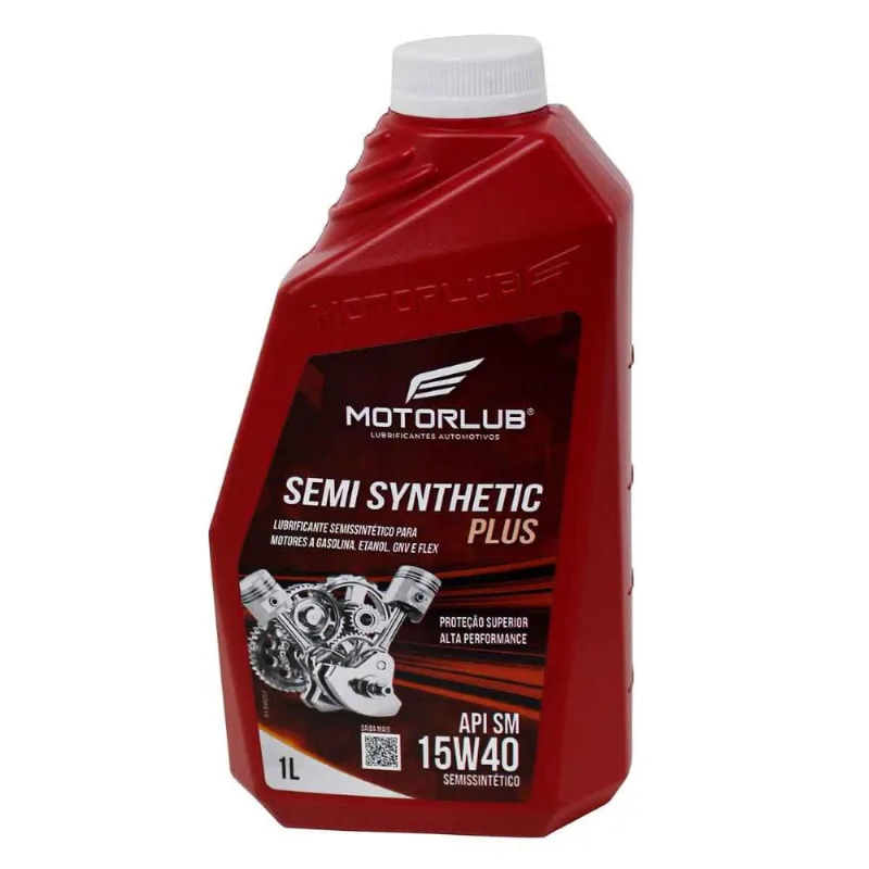 Óleo Lubrificante 15W40 Semi-Sintético Plus 1 Litro
