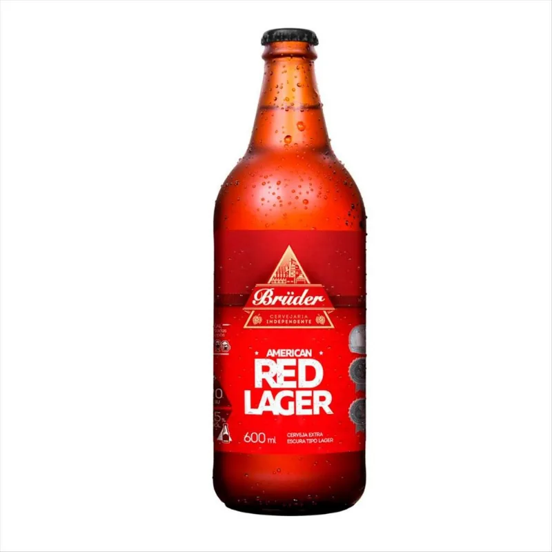 Cerveja Red Larger Bruder American 600ml