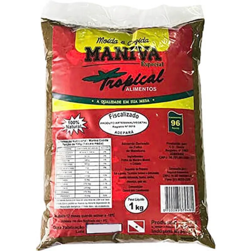 Maniva Pré-Cozida Tropical 1kg