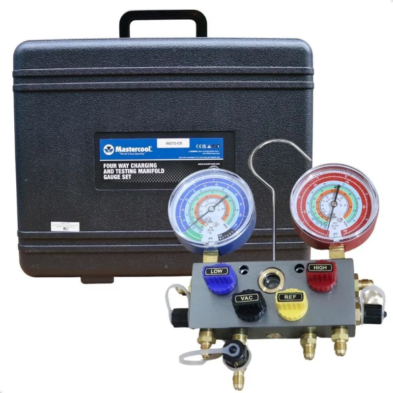 Manifold Mastercool 96272 Eb + Mala De Transporte - Náutica