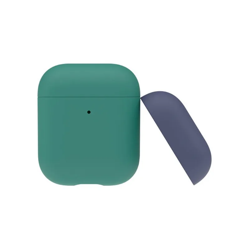 CAPA PARA AIR PODS DE SILICONE COM DUAS TAMPAS POWER SUPPORT