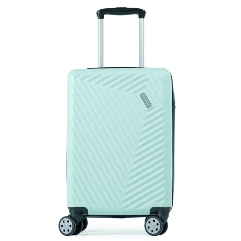 Mala de Bordo 10 kg ABS 4 Rodas Bagaggio Frankfurt Azul Clara - Bagaggio