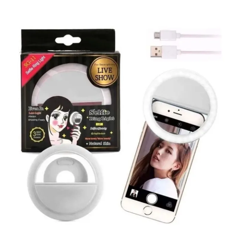 Selfie Ring Light Xj-01 Para Smartphone