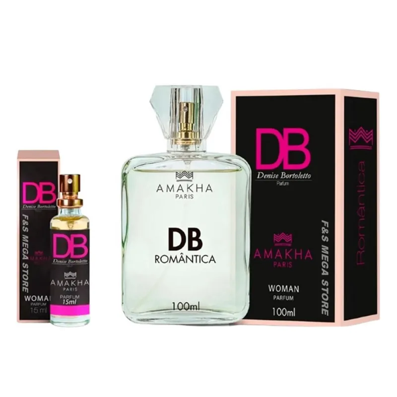 Kit Perfume Feminino Db Amakha Paris 100Ml E 15Ml Bolsa