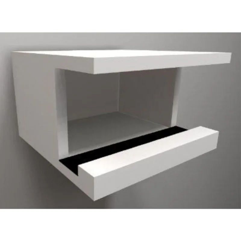Suporte De Bike Para Parede Em Mdf - Branco