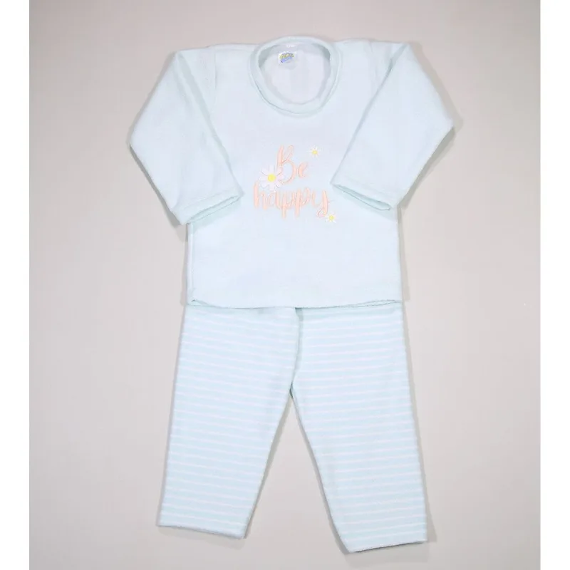 Conjunto Pijama Plush - 2205 Verde - 6