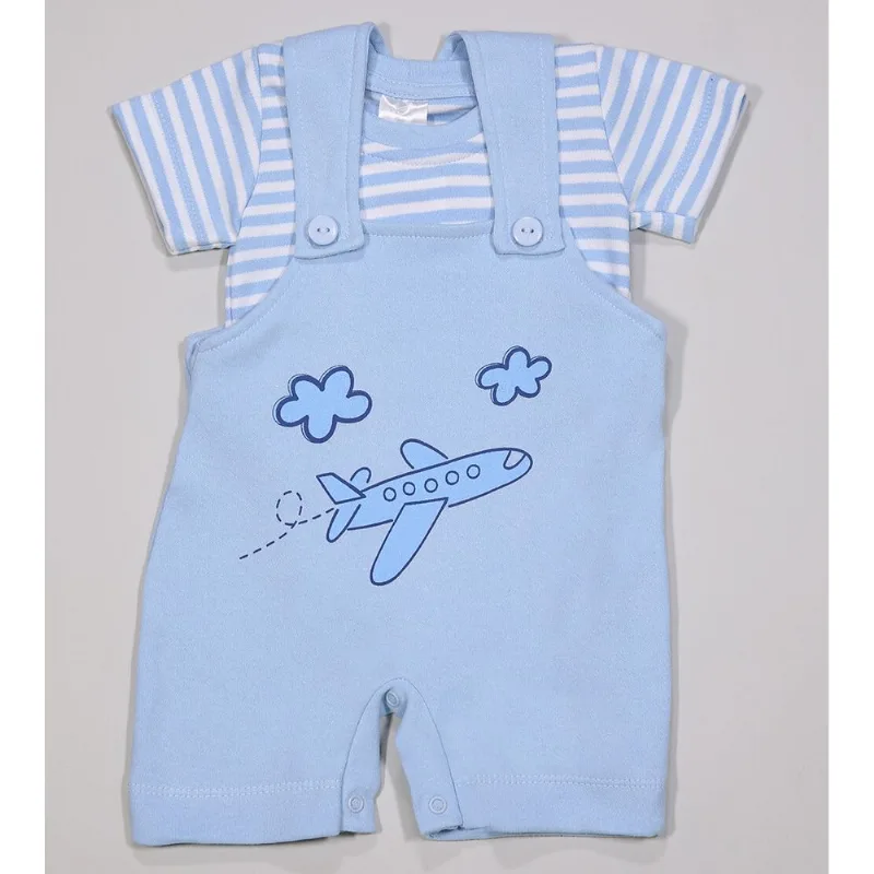 Jardineira/ Body Aviões - 2681 Azul - P