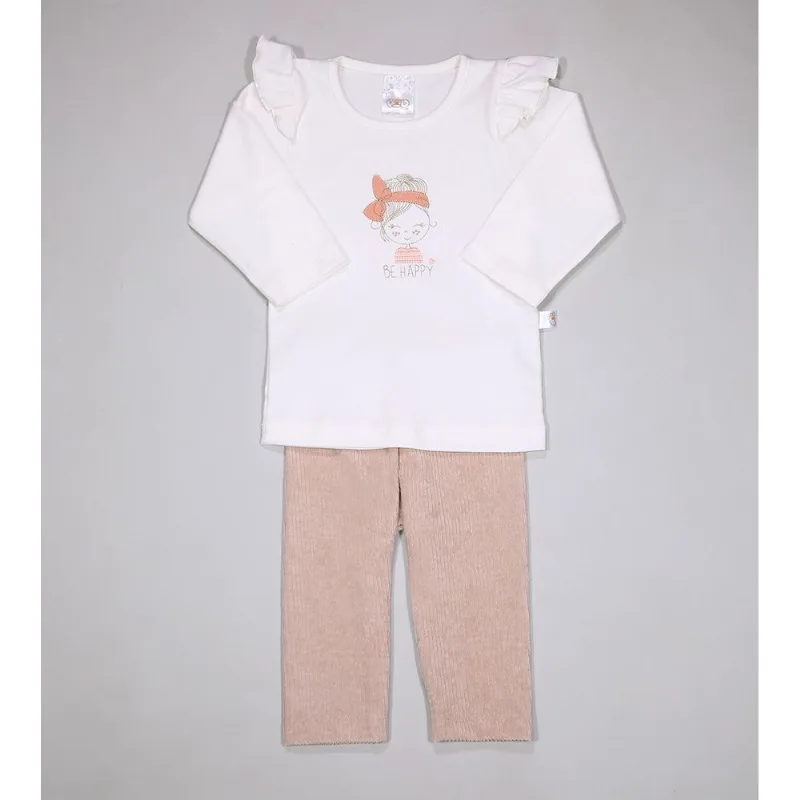 Conjunto Be Happy - 5748/5749 Cru - G