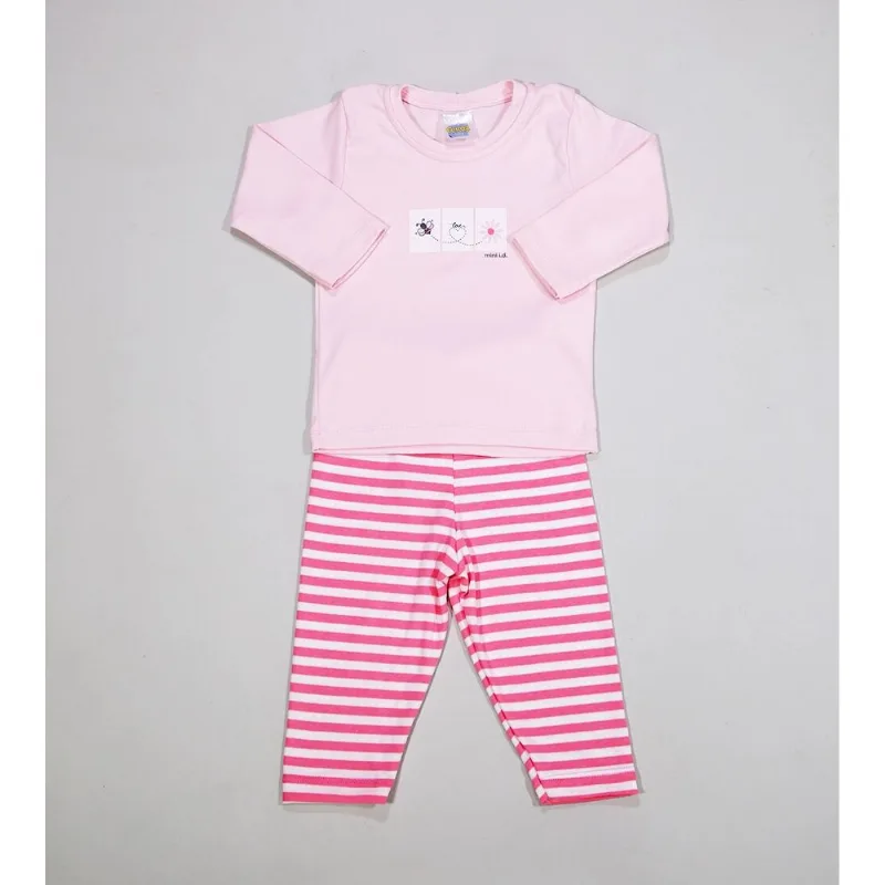 Conjunto Pijama Abelhinha Rosa - 1