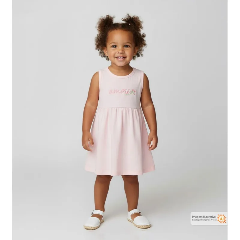 Vestido com Calcinha Amore Rosa - M