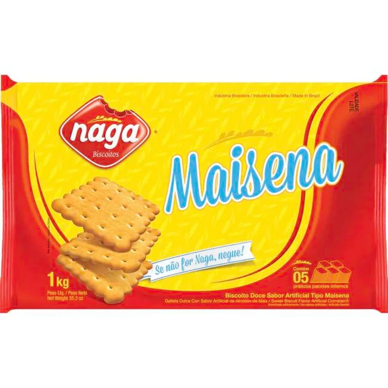 Biscoito Naga Maisena 1kg