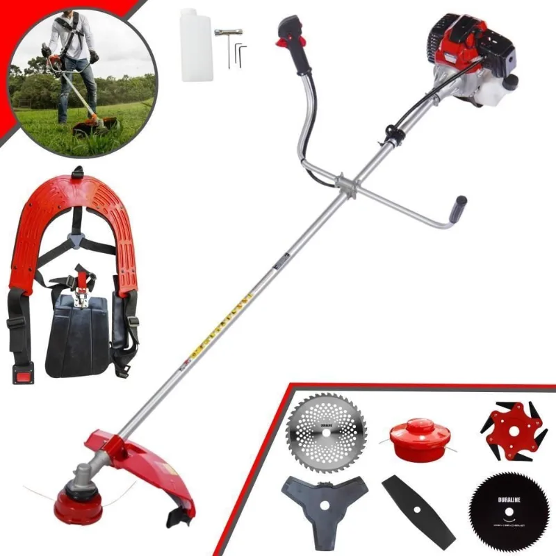Aparador de Grama Toyama RT52L Roçadeira Lateral 2HP 6 em 1 com Gasolina