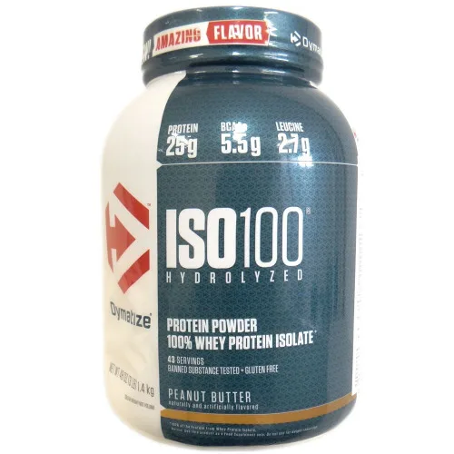 Iso100 Peanut Butter 3lbs Dymatize Nutrition - DYMATIZE - Mercearia