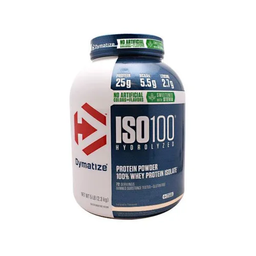 Iso 100 Natural Vanilla Stevia 5lbs Dymatize - DYMATIZE - Mercearia