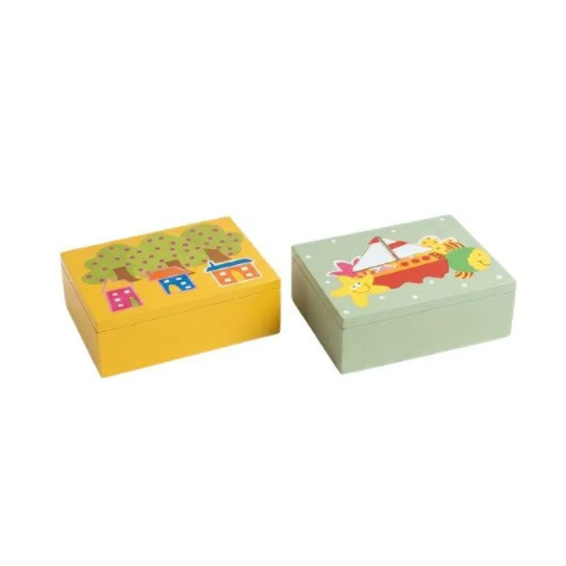 Porta Joia Decorativo Infantil Montefiori Madeira 19x14cm Sortido (MP)