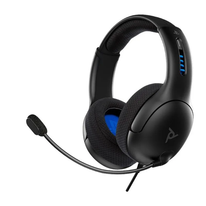 PDP LVL50 Wired Stereo Gaming Headset (Preto com Fio) - PS4 e PS5
