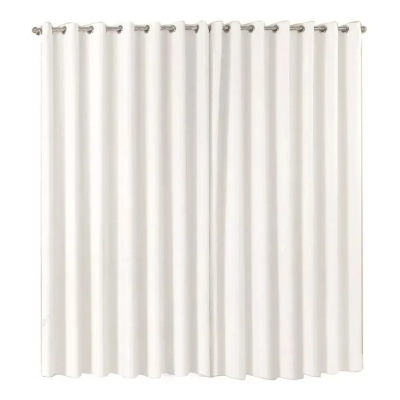 Cortina Blackout Em Tecido 2,00 X 1,70 Corta Luz Branco
